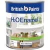 British Paints 500ml White Semi Gloss H2O Enamel