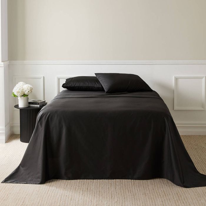 Ashton King Bed Sheet Set Graphite MyHouse