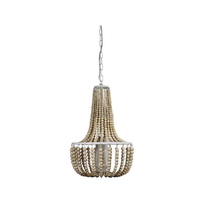 Oriel Lighting Cascara Natural 1 Light Pendant Light 33cm