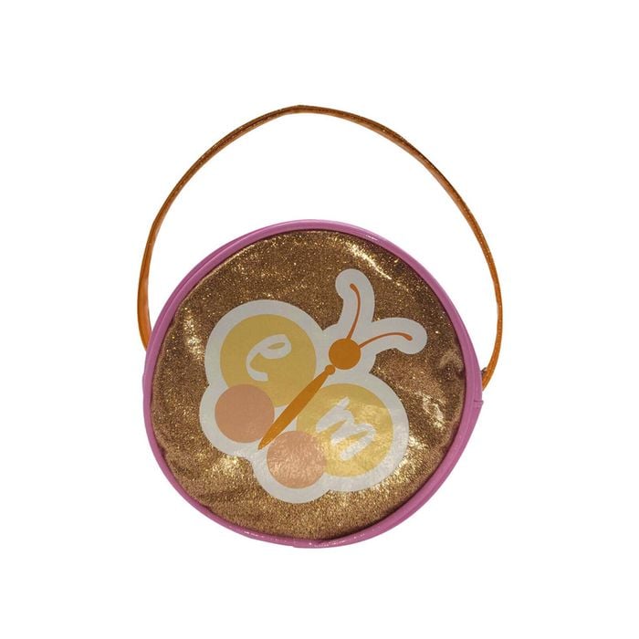 Emma Memma Round Butterfly Bag Kids/Child Costume Party Accessory Pink/Gold