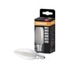 Osram Filament Candle SES LED 470lm Cool White 4W Frosted Dimmable Light Globe - 1 Pack