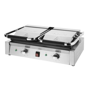 Apuro Bistro Double Ribbed Contact Grill - CU604-A