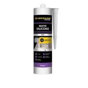Dunlop 310ml White Matte Coloured Silicone