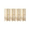 Artiss 8 Panel Room Divider Screen 325x170cm Clover Natural