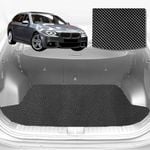 6D Diamond Car Boot Mat for BMW 5 Series (F07 F10 F11) 2010-2016-Hatch-Cargo Mat-Black-Outback GT