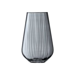 LSA International Vase Sheer Zinc Decorative Vessel Grey 28cm