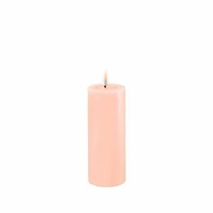 Deluxe Homeart Flameless Candle - Light Pink 5 x 10cm
