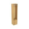 Lugna 2048 x 450 x 380mm Sand Single Hangrail 2 Drawer Storage Unit