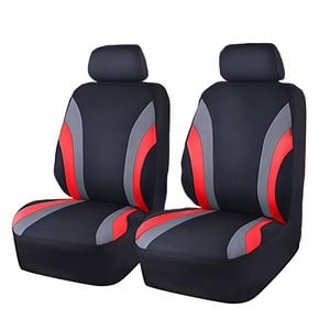 Catzon Front Car Seat Covers Auto Interior Protection Accessories For Suvs Trucks-red