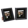 Nicola Spring 2 Piece 8 X 8 3d Shadow Box Photo Frame Set - Craft Display Picture Frame With 4 X 4 Mount - Black