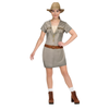Adult Lady Wildlife Explorer Costume Wos Jungle Safari Halloween Outfit M/L 165-175cm Height