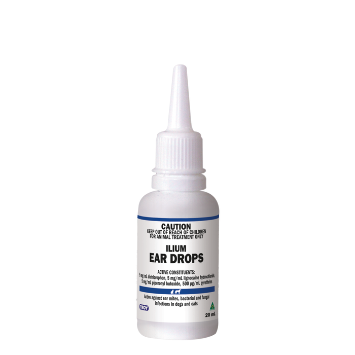 Ilium Ear Drops For Dogs - 20ml