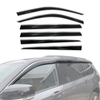 AUSGO Stainless Trim Weather Shields for Jeep Grand Cherokee L WL 7-Seat 2021-Onwards Weathershields Window Visors