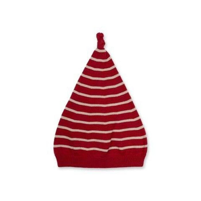 Fabelab Christmas Woodland Knitted Elf Hat Beanie Rio Red Kids Size 1-3y