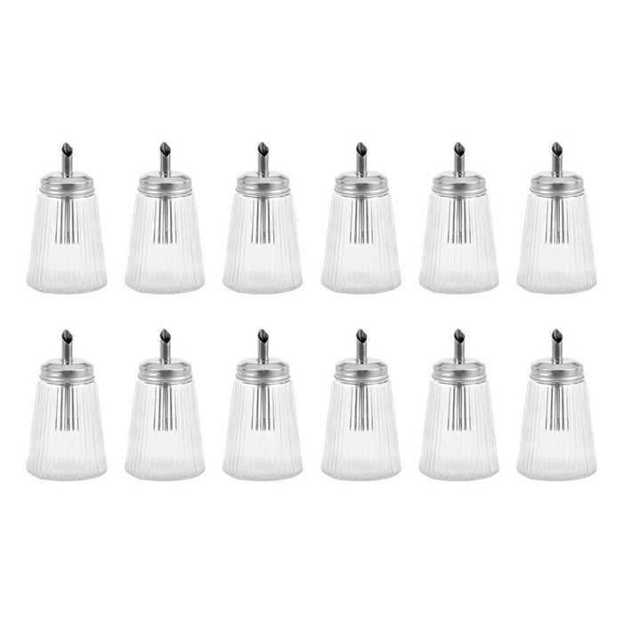 12PK Lemon & Lime Durable Glass Kitchen/Dining Sugar Pourer 250ml