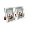 Nicola Spring 8" x 10" White 3D Box Photo Frames - 4" x 6" Mount - Pack of 2