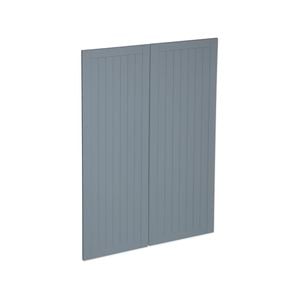 Kaboodle 900mm Country Danish Blue Medium Pantry Doors - 2 Pack