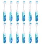 12PK Aquaworld Flashing Toothbrush 26x14.5cm - Jellyfish 3y+