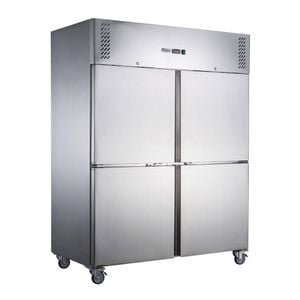 FED-X Stainless Steel Four Door Upright Fridge 960L XURC1410S2V