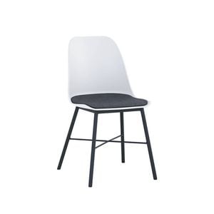 Modern Furniture LAXMI Dining Chair  83x45cm- White & Black