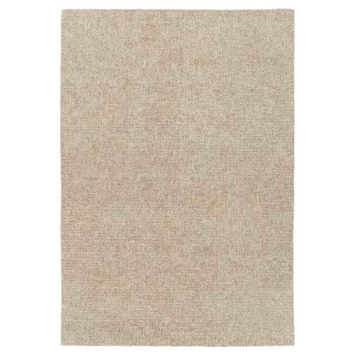 Loopsie-230cm X 160cm-tampa Taupe Plush Wool Shag Rug