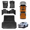 3d Floor Mats Tub Liner For Mitsubishi Triton Mv Double Cab 2024-onwards With Steel Tub All Weather Heavy Duty Cargo Trunk Tray