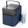 ADVWIN 1.4L Ice Maker Portable Ice Maker Machine with Self-cleaning - Navy Blue