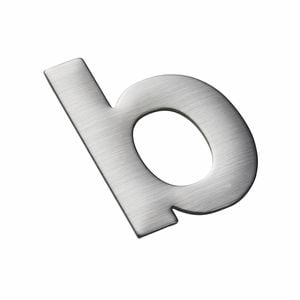 Sandleford 75mm Stainless Steel Self Adhesive Letter B