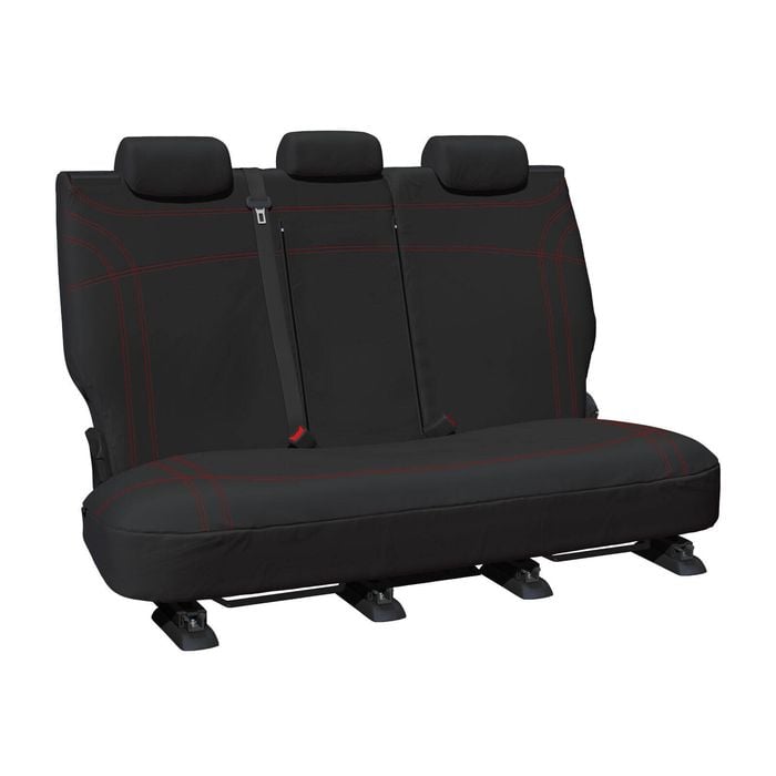Sperling Getaway Neoprene Rear Black/RD  Seat Covers - BT50 DMax Dual 2020-On