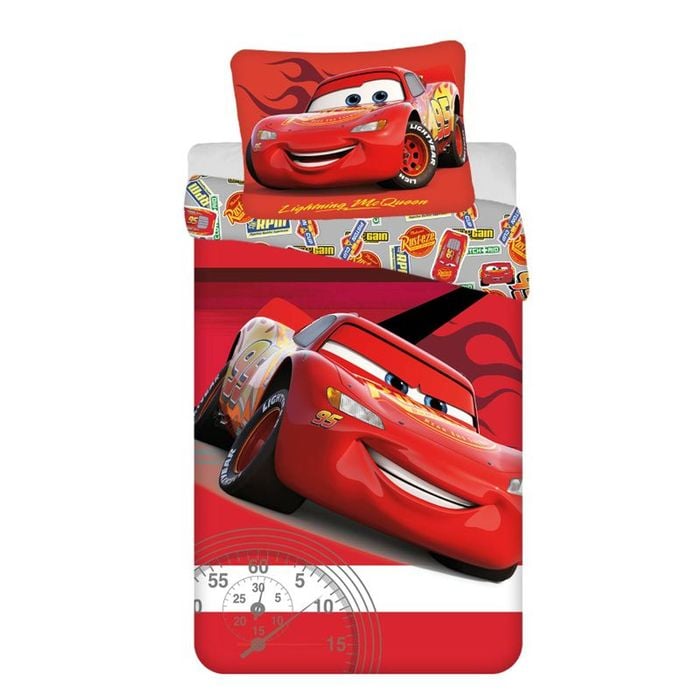 Disney Cars Lightning McQueen Legend Kids Cotton Quilt Cover Set - Single Bed Size