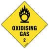 Pinnacle 270 x 270mm Poly Oxidising Gas 2 Sign 