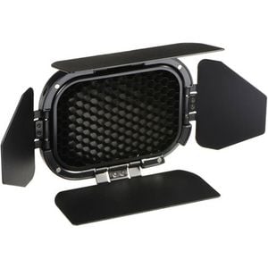 Godox BD-07 Barn Door with Honeycomb Grid and Colour Filter Set for AD200