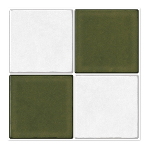 HanWood 300 x 300mm Olive Check Peel & Stick Adhesive Tiles 0.45m2