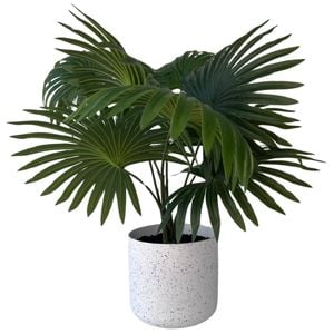 UN-REAL 45cm Artificial Plant Fan Palm
