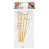 Taskmaster M6 x 100mm Electro Brass Connector Bolts - 4 Pack - Electro Brass 100mm