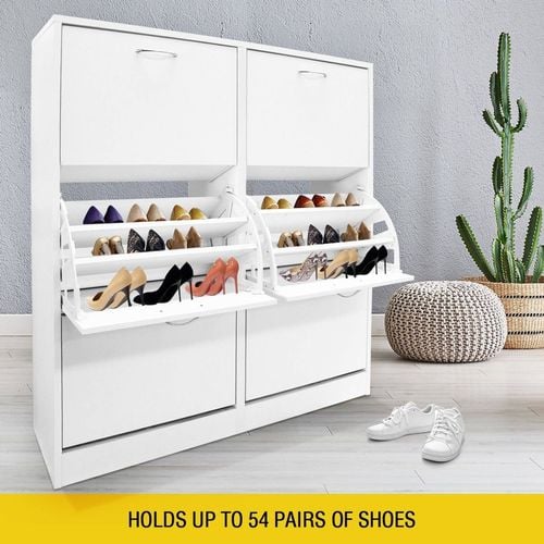 White Wood Shoe Cabinet Bunnings Australia