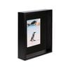 Nicola Spring 8" X 10" Black 3d Deep Box Photo Frame - 4" X 6" Mount