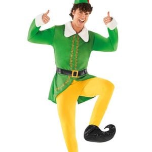 Buddy Elf Mens Christmas Costume - Large