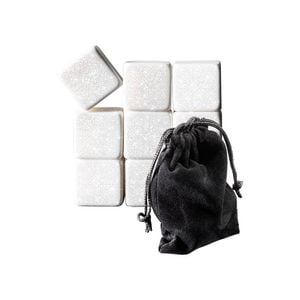 Cellar Premium Premium Marble Gin Rocks Set Of 9 White Cellar