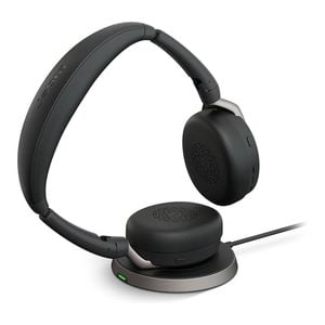 Jabra Evolve2 65 Flex Usb-a Unified Communication Stereo Bluetooth Headset With Charging Stand [26699-989-989]