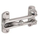 Delf Satin Chrome Security Door Guard