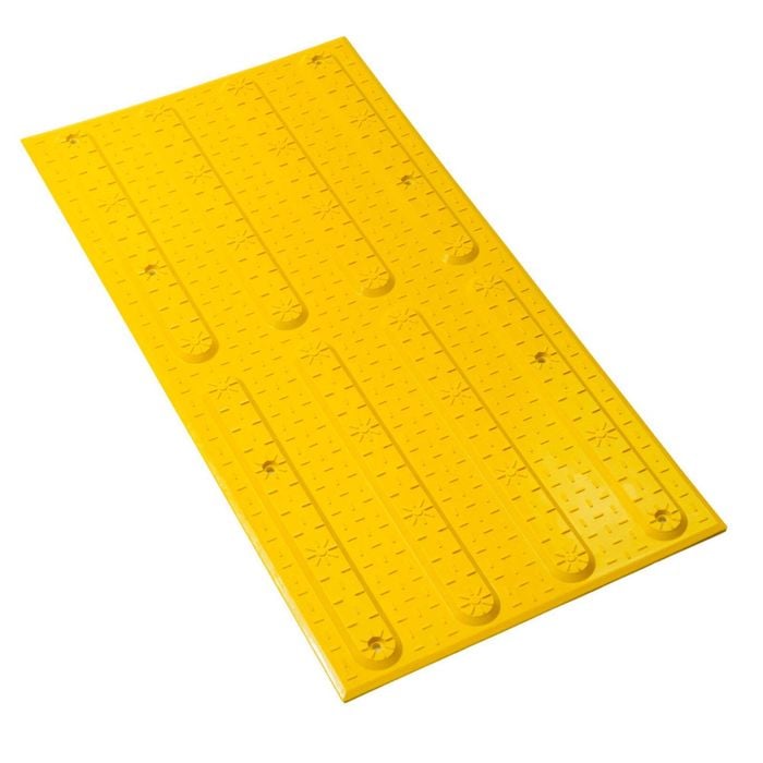 Duratac Yellow Tactile Directional Fibreglass - 6 Pack