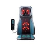 Neck And Back Shiatsu Massage Seat Cushion Chair Blue