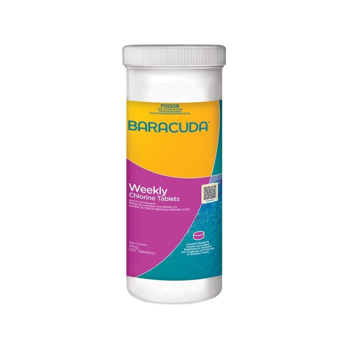 Baracuda 2kg Weekly Chlorine Tablets
