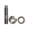 M10 x 1.25mm x 45mm Titanium Stud, Nut and Washer Kit-12 Point Nut