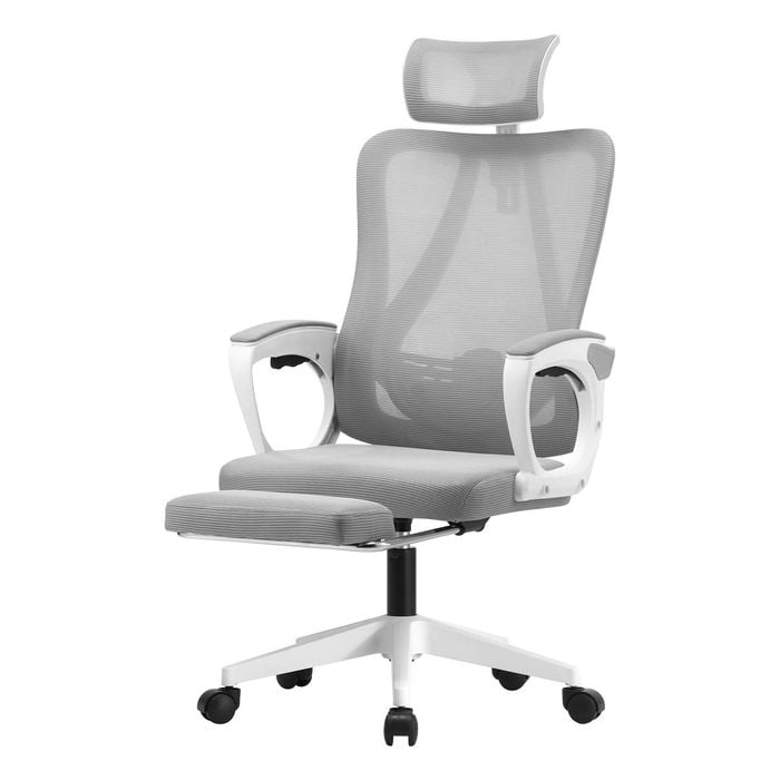 Oikiture Mesh Office Chair Footrest White Bunnings Australia