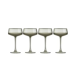 4pc Ladelle Panama Cocktail Coupe Serving Glass Drinkware/Barware Moss