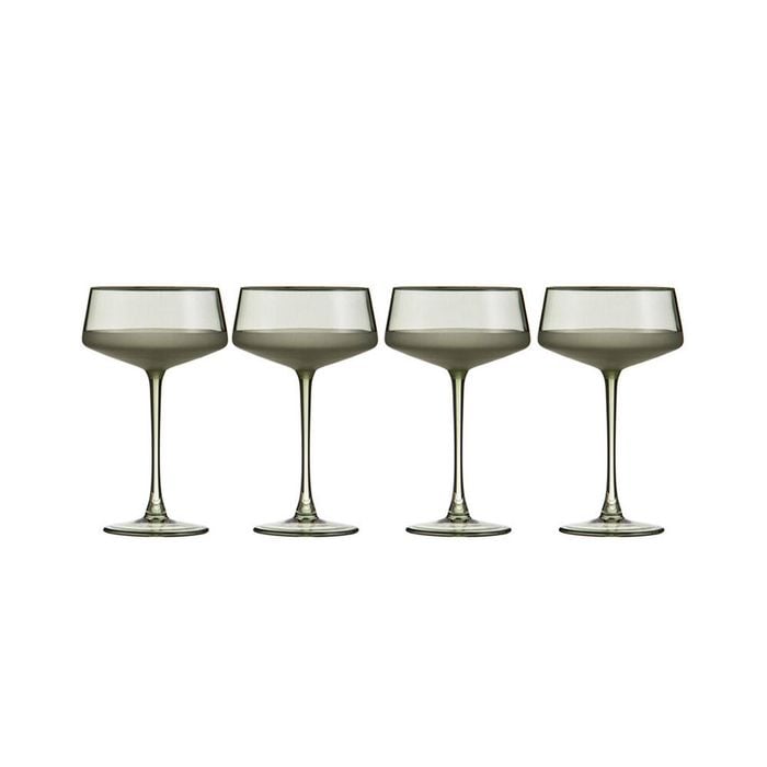 4pc Ladelle Panama Cocktail Coupe Serving Glass Drinkware/Barware Moss