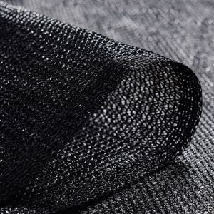 Coolaroo 1.83m Wide Black Light-Duty Screening Shade Cloth 70% UV Block – Per Metre