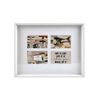 Unigift Soho Collage 4-Slot Photo Frame Portait Landscape 10x15cm - White